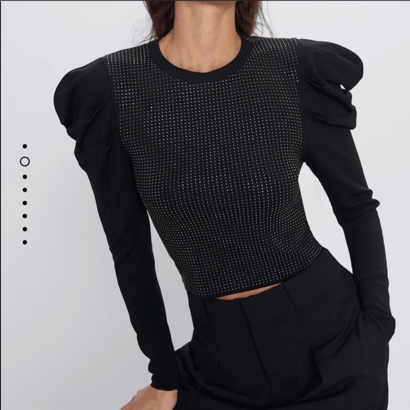 Zara Sparkly Voluminous Sweater🍒 - Picture 5 of 7